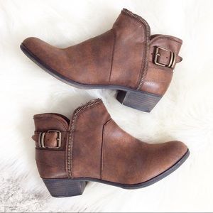 American Rag Edee Ankle Booties Brown Size 10